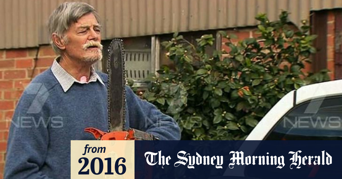 Video Ballarat grandfather's face slashed by chainsaw